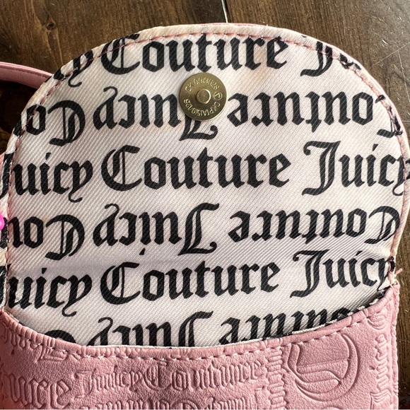 Juicy Couture Pink Crossbody Bag/Purse - Picture 4 of 7